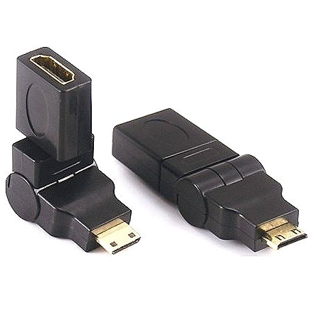 HDMI2.1版-JC-AH6-C(Type A/Female 轉 Type C/Male 360° )Adapter/轉接頭