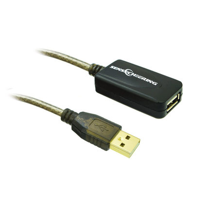 HDMI2.1版-JC-USB-1 USB 2.0訊號加強延伸放大器+USB 2.0 CABLE