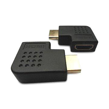 HDMI2.1版-JC-AH5-B(Type A/Female 轉 Type A/Male 90° )HDMI Adapter/HDMI 轉接頭(向左轉)  