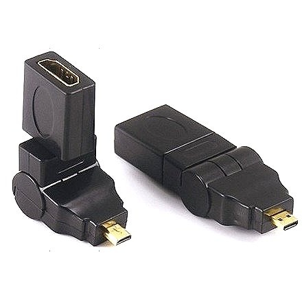 HDMI2.1版-JC-AH9-C(Type A/Female 轉 Type D/Male 360°)Adapter/轉接頭